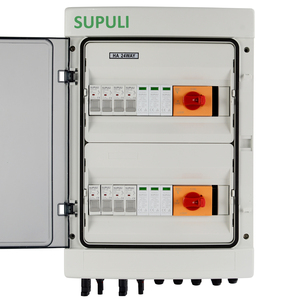 IP65 4 в 2 из 4 струн 25A 1000V DC солнечный PV массив пластиковый комбайнер с предохранителем Dc SPD выключатель - Product Image 1
