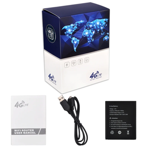 เราเตอร์ WiFi ขนาดเล็ก4G 4G LTE แบบพกพาไร้สายพกพา Wi-Fi ฮอตสปอตสำหรับรถยนต์เราเตอร์ Wi-Fi พร้อมช่องใส่ซิมการ์ด