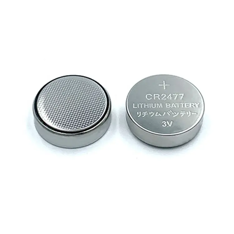 Batteria a bottone al litio CR2477 3 V CR2477 CR 2477 batteria CMOS a bottone LiMnO2 da 3 Volt 1000mAh con Pin a linguetta opzionale