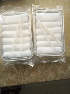 Oshibori ferahlık havlu, otel için tek paket ıslak havlu, havayolu için tek paket ıslak havlu