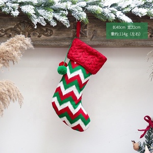 クリスマスデコレーション、クリスマスデコレーション用品クリスマスエルクフルストッキング - Product Image 5