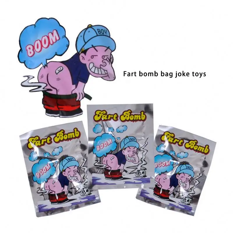 Best Price Fart Bomb Bags Prank Joke Stinky Smelly Novelty Toys perfume Fart bomb bag joke toys Party joke toys Fart Bomb
