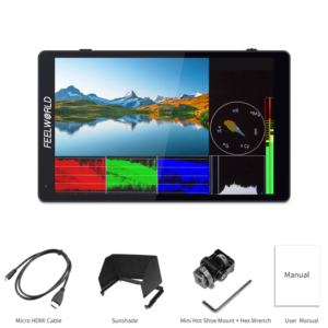 צג מצלמה FEELWORLD F7 Pro בגודל 7 אינץ' לדי렉טורים, ערכת חיצונית F970, התקנה מרובה, שירות OEM, סיטונאי - Product Image 6