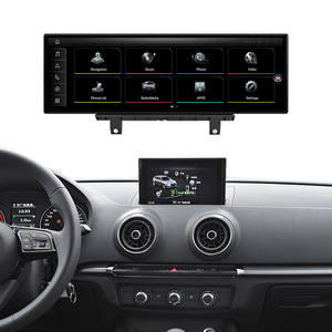 A3Androidカースクリーン14.9インチワイヤレスCarPlay AndroidオートナビゲーションBluetoothカーDVDプレーヤーAudi 2014 - 2019 - Product Image 1