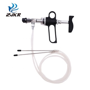 CETTIA High Quality 0.5ml 1ml Continuous Double Barrel <strong>Injector</strong> Veterinary Continuous Syringe - Product Image 3