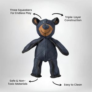 クマ犬のおもちゃエコフレンドリー壊れないスクイーキー極端な不滅 - Product Image 2