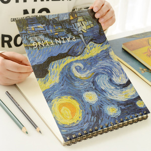 景观高质量图形螺旋笔记本定制 A4 纸素描书 - Product Image 2