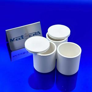 高纯耐火材料2200C氧化锆坩埚带盖