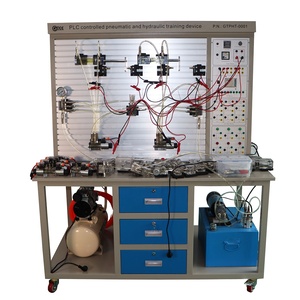 PLC Controlled Pneumatic and Hydraulic Training Device Plc Training Kit Educational Training Equipment Didactic Equipment - Product Image 1