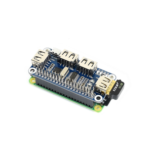 4 puertos USB HUB HAT para Raspberry Pi con USB a placa de expansión de puerto serie KITS