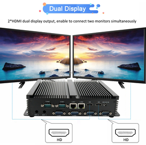 Minitree 2955u Mini PC Barebone Core i3i5 2lan porta 6 rs232 Com rete e lotto integrato Mini Computer industriale Fanless - Product Image 3