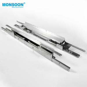 Mecanismo de extensión de mesa de comedor plegable de fábrica, mesa de riel extensible deslizante para muebles
