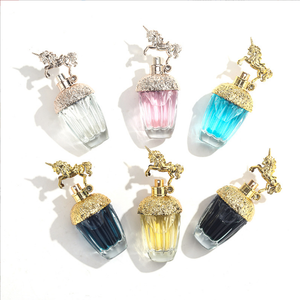 Homay Packaging 50ml 80ml clear Perfume Glass <strong>Bottle</strong> with <strong>unicorn</strong> Cap and Pump Sprayer for Cosmetic - Product Image 1