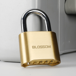 NL12 Customized <strong>Bottom</strong> Password Lock Outdoor Copper <strong>Code</strong> Pad Lock Cabinet Brass Combination Padlock - Product Image 2