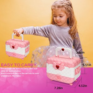 女の子メイクファッションドレスアップゲーム化粧バッグセットロールプレイメイクセット12年女の子 - Product Image 2