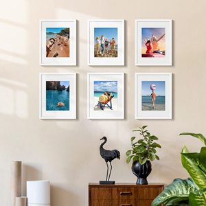 Black 11x14 Picture <strong>Frame</strong> for 8x10 with Mat or 11x14 Without Mat, Wall and Tabletop Display Photo <strong>Frames</strong> Black - Product Image 6