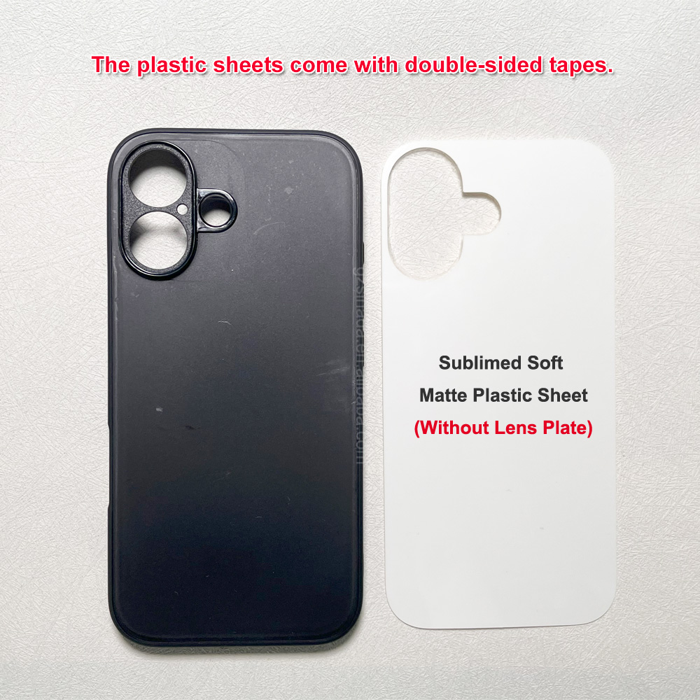 Black- Matte Soft Plastic Insert without Lens Plate