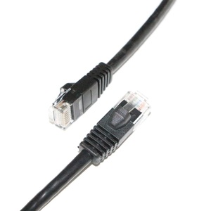 XXD新型<span class=keywords><strong>UTP</strong></span> Cat5e贴片电缆RJ45铜网电缆Cat6黑色聚氯乙烯8P8C通过测试以太网通信电缆