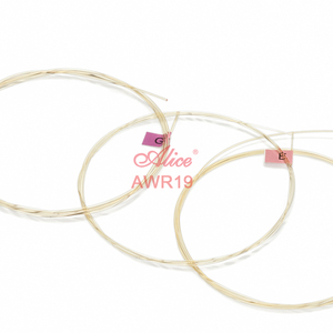 Corda de guitarra clássica alice awr19, corda banhada em prata, <span class=keywords><strong>nylon</strong></span>, conjunto de cordas