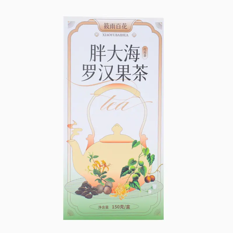 Chinese tea sachet packaging in factory direct pouches contains dried monk fruit herbal tea