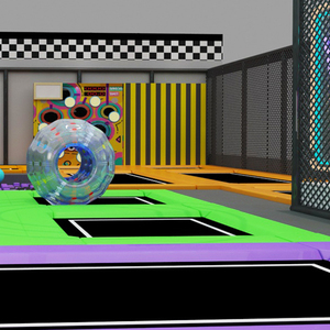 Renkli kapalı çocuk yumuşak oyun seti ticari çocuk oyun alanı dahil top havuzu ve slayt - Product Image 6