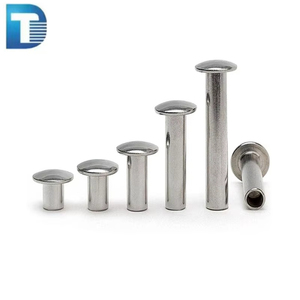 JIS <strong>B</strong> 1215 Countersunk Head Semi-Tubular <strong>Rivets</strong> Round Head Semi-hollow <strong>Rivet</strong>