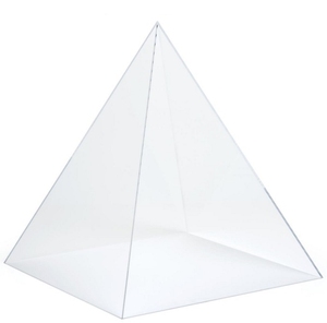 Acrylic Pyramid <strong>Display</strong> Box clear <strong>Plexiglass</strong> Pyramid <strong>Display</strong> case - Product Image 2