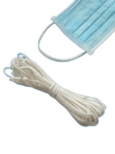 红色彩色5毫米平松紧带耳套耳绳面罩 - Product Image 2