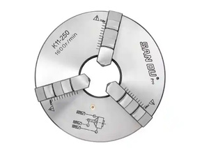 Sanou có thể điều chỉnh ba hàm tự định tâm mâm cặp k11-250 máy tiện <span class=keywords><strong>Chuck</strong></span> 3 hàm <span class=keywords><strong>Chuck</strong></span> cho máy tiện - Product Image 3