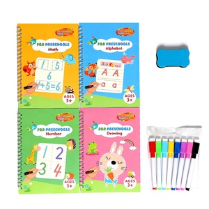 สต็อกหนังสือภาษาอังกฤษการศึกษาเล่มใหม่เกลียวผูกพันหนังสือฝึกมายากลที่มีการลบปากกาชุดสำหรับเด็กก่อนวัยเรียน - Product Image 2