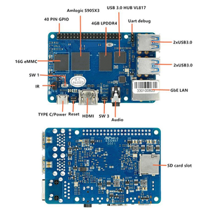 OEM Android TV Box PCBA Hersteller Single Board Computer Raspberry Pi 4 8GB Android Development Board - Product Image 2