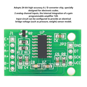 デュアルチャネルHX711計量圧力センサー24ビット精密A/DモジュールDIY電子スケール - Product Image 4