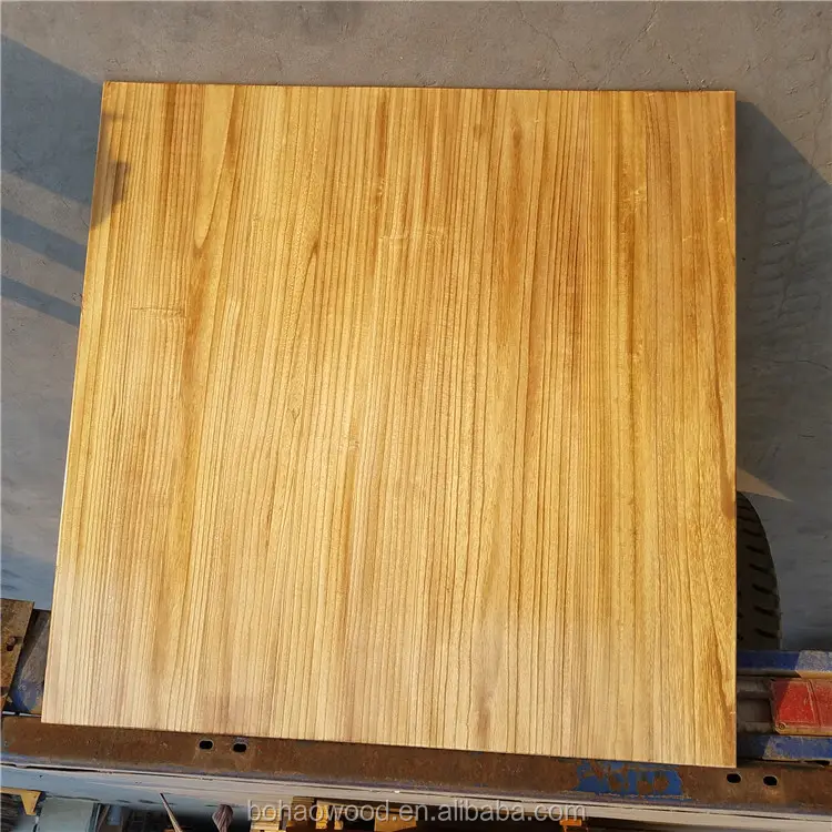 Mesa superior de madera maciza, muebles de precio de fábrica, Paulownia/Pino/Álamo, precio más barato