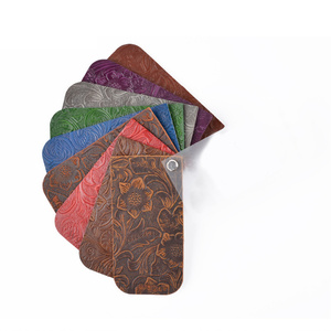 Hand Carved Unisex Keychains Cute Exotic Shape Tooled Leather <strong>Key</strong> Rings Unique Accessory Keychains for Men and Women - Product Image 6