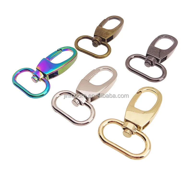 Heavy Duty Hunde halsband Hardware Zubehör Metall Dreh haken Verschluss Gurt Schnalle