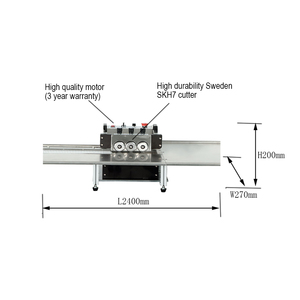 แผงวงจรไฟ T10แบบ T5 T8แผงวงจรไฟ LED แถบแข็งเครื่องแยก PCB ยาว - Product Image 4