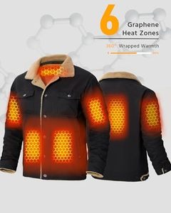 جاكيت منفوخ غير رسمي للرجال لفصل الشتاء من نسيج البوليستر-g منسوج مقاوم للرياح - Product Image 4