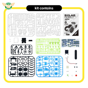批发DIY创意自组装玩具12合1太阳能机器人教育科学杆套件 - Product Image 6