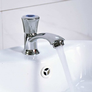 Hợp kim kẽm sàn gắn Mixer vòi đòn bẩy duy nhất tap đơn xử lý phòng tắm vòi rửa lưu vực vòi không có đánh giá nào - Product Image 4