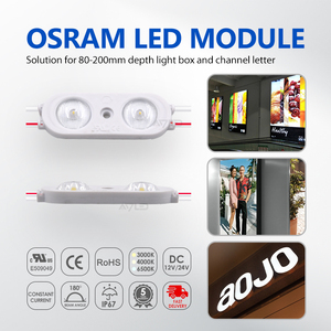 Yüksek güç modülü su geçirmez IP67 2W LED modülü DC12/24V modül lamba Osram Led reklam için Led ışık tabelaları kutu - Product Image 5