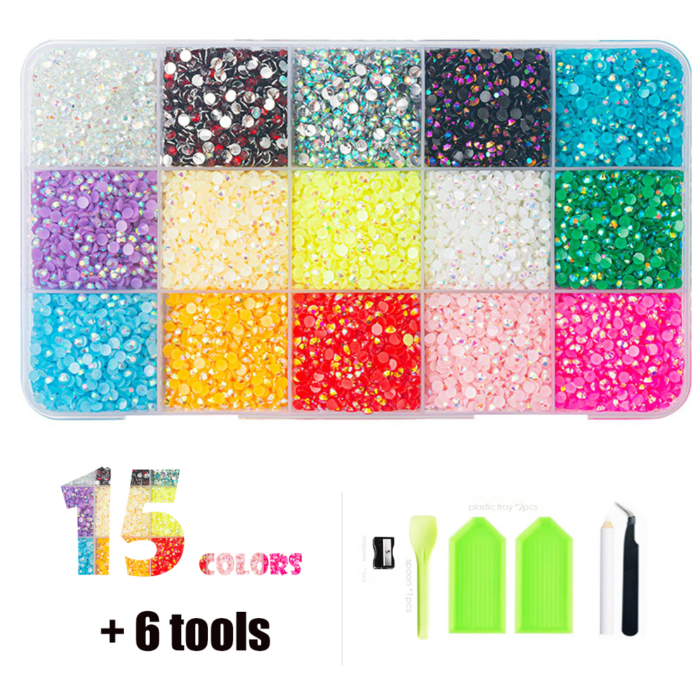 15 couleurs - modèle B (avec 6 outils)