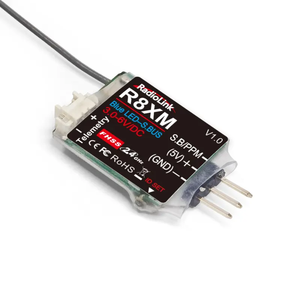 Factory RadioLink R8XM 8CH SBUS&amp;PPM 4KM Range <strong>Mini</strong> Receiver Real-time Built-In Telemetry <strong>Transmitter</strong> for <strong>RC</strong> Controller Drone - Product Image 1