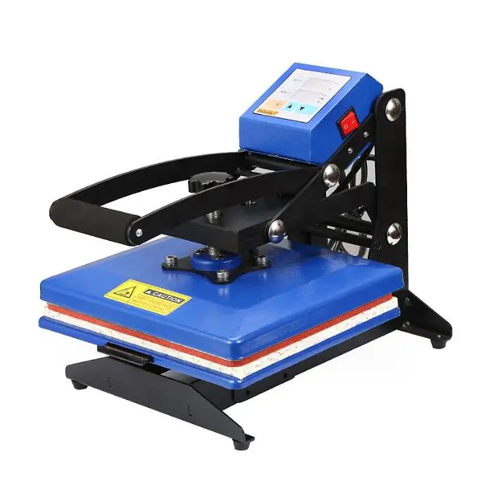 Máquina de alta presión deslizante 25*30, máquina de impresión de ropa de camiseta de transferencia de calor de estampado plano