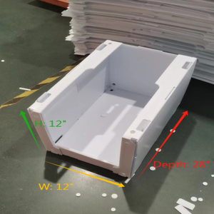 Fabrika özelleştirilmiş hafif istiflenebilir toplama kutuları/PP içi boş yivli kutu/oluklu plastik kutu - Product Image 4