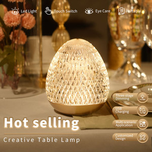 Tinh thể acrylic trứng hình ánh sáng ban đêm nhỏ cho phòng ngủ và khách sạn, với cảm ứng điều chỉnh độ sáng cho đèn đêm - Product Image 4