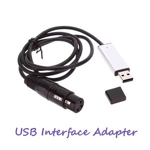 Adattatore di interfaccia da USB a DMX LED DMX512 per Computer da Studio PC Controller di illuminazione Dimmer - Product Image 2