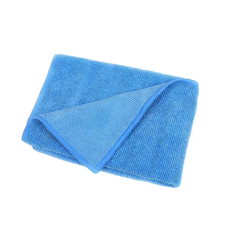 Bán Buôn Microfiber Rửa Xe Khăn Quần Áo 40*40Cm Màu Xanh Xe Làm Sạch Tấm Khăn Cho Xe