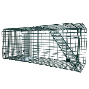 Professional <strong>Humane</strong> Galvanized Foldable <strong>Feral</strong> Live Animal Control Cat Trap - Product Image 6