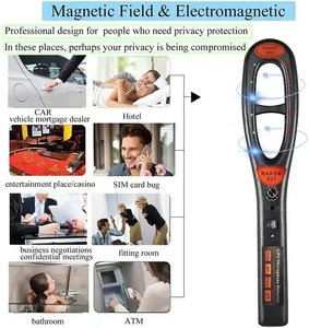 Detector de cámara oculta inalámbrica HK809 con escáner GPS para oficina en casa o Hotel-Buscador de artículos del sistema de alarma