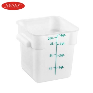 Ommercial torage Quare ontainer 22L ararge tacktackable OOD ontainer Pququare OOD tortorage ontainer con ID de PLLpara Itchen - Product Image 2